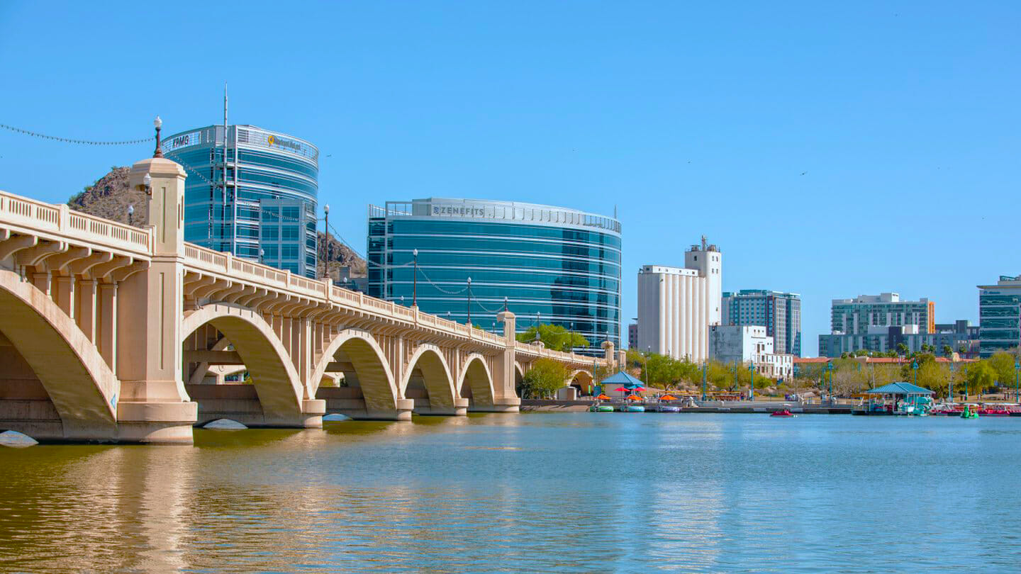 Tempe Town Lake & Mill Avenue Bridge