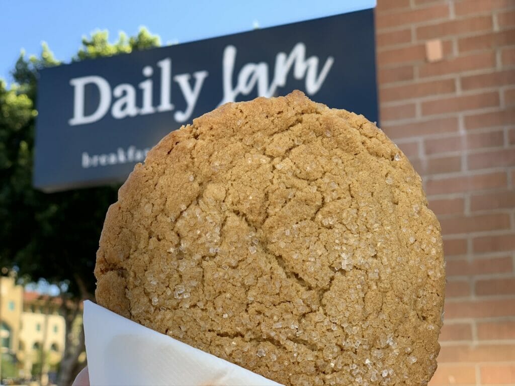 Daily Jam peanut butter cookie